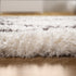 Hochflor Teppich | Gemütlicher Teppich für Wohnzimmer, Esszimmer, Schlafzimmer oder Kinderzimmer | Creme